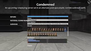 Condemned - Attribute Rolls
