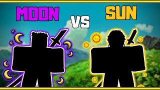 MOON BREATHING VS SUN BREATHING DEMONFALL! | Roblox |