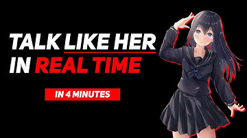 Sound Like A Girl or Any Anime Character Using AI (Free Voice Changer!)