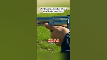 Waarom het verkeerd vasthouden van een revolver je hand kan verbrijzelen#shorts