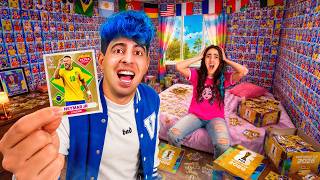 COMPREI 10.000 FIGURINHAS E ENCHI O QUARTO DA BELINHA COM ELAS!!