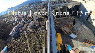 NEW: Pilatus Tower, 113 m (Highest apartment block in Switzerland), climbing, sightseeing, police...