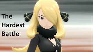 Cynthia Final Rematch Houndoom Sweep - Pokémon BDSP (No Potions, Revives, X items, Affection)