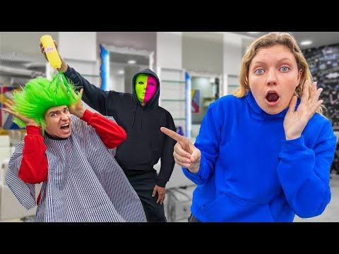 مقلب صبغ الشعر على ستيفن شارر مع جاره الغامض فشل