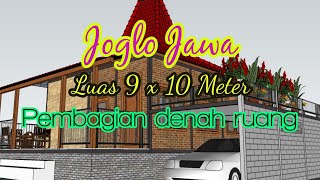 RUMAH JOGLO MODERN🔴 desain minimalis atap rumah denah kamar garasi 2 lantai