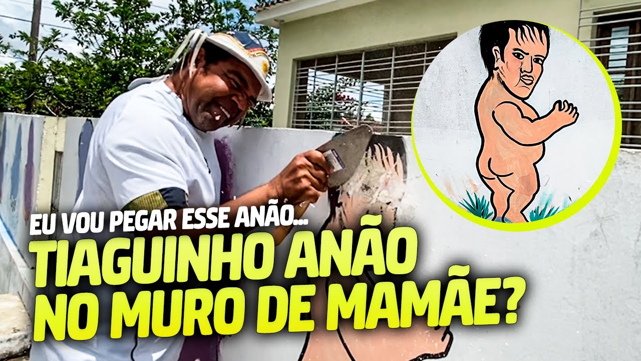 FIZERAM O ANÃO NU NO MURO DO GALO | GALO CEGO