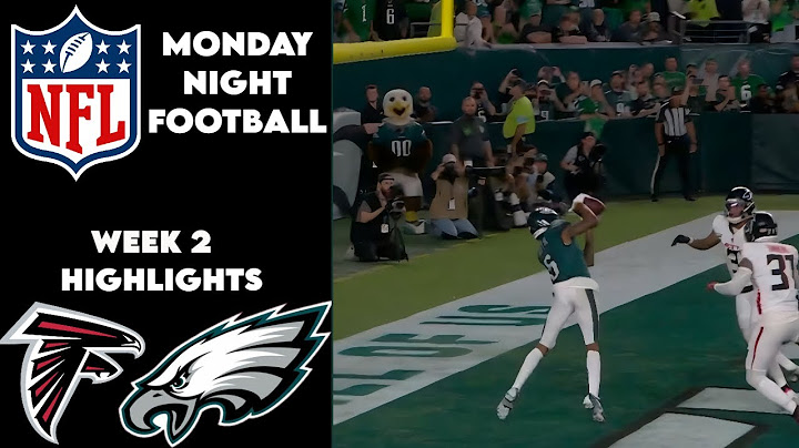 Eagles vs Falcons EPIC 2nd - Qtr HIGHLIGHTS | NFL MNF