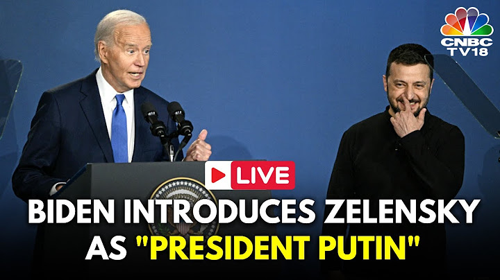 Biden Mistakenly Introduces Ukraine’s Zelensky As ‘President Putin’ | NATO Summit | USA LIVE | N18G