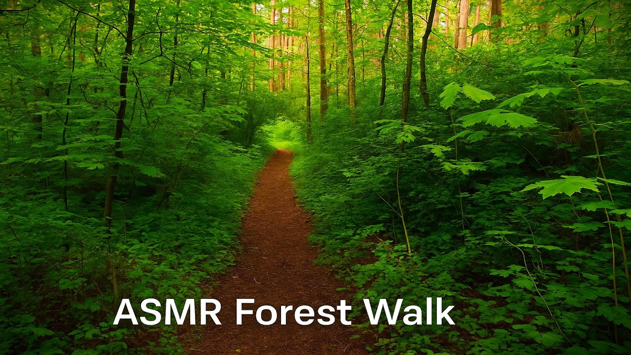 Peaceful Forest ASMR Walk - Nature Sounds to Sleep - YouTube