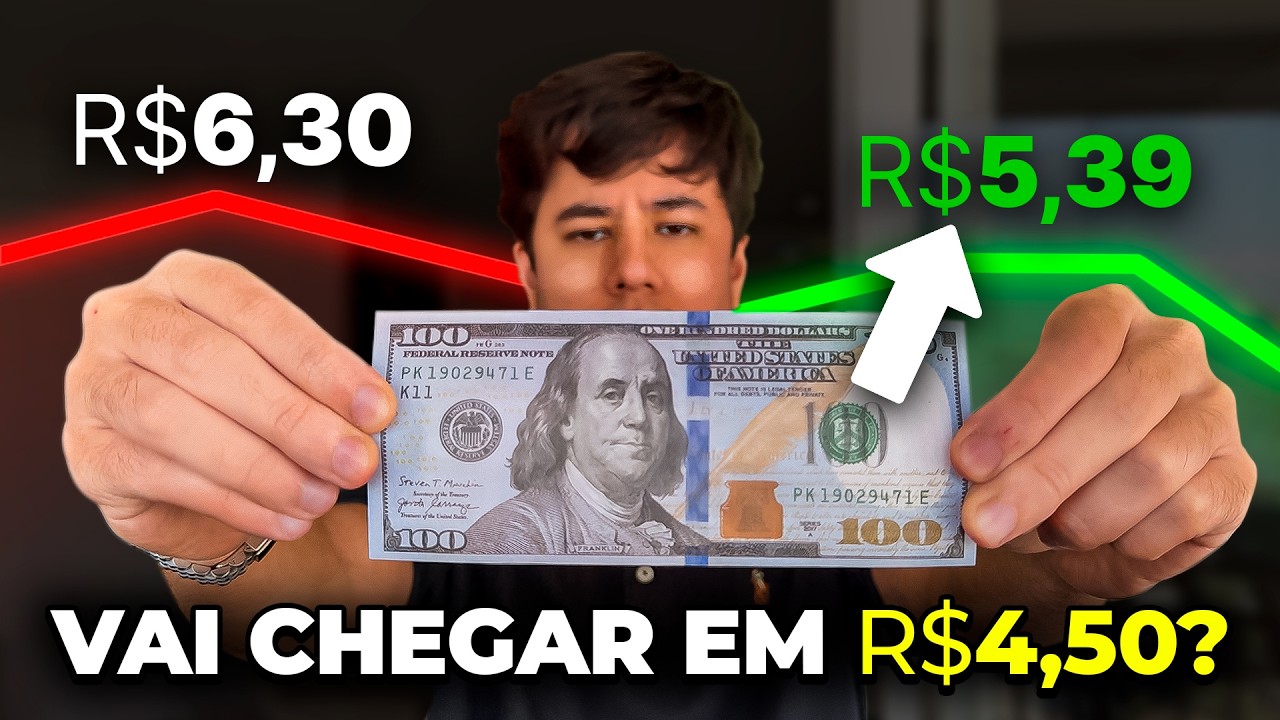 POR QUE O DÓLAR ESTÁ DESPENCANDO?! (vai chegar em 4 reais?) CHEGOU A HORA  DE COMPRAR DÓLAR?