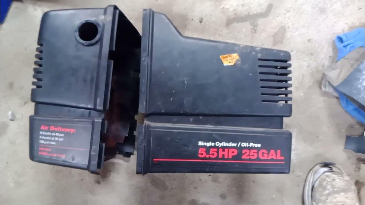 Fix for Craftsman air compressor not starting. YouTube