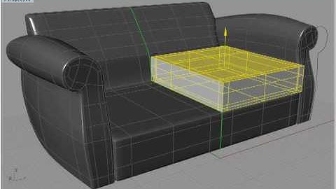 T-Splines for Rhino: modeling a couch (time compressed)