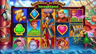Animation design for the casino slot machine "Neverland" screenshot 1