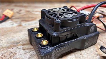 arrma limitless ESC FIRE damage!!!