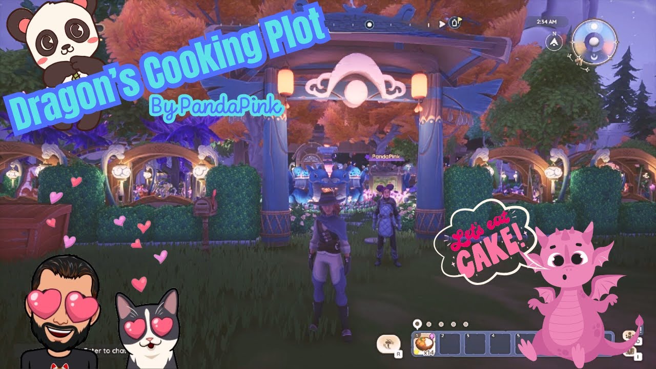 Palia House Tour - Dragon's Cooking Plot  - By PandaPink