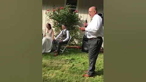 Ronnie and Sarahs wedding speech