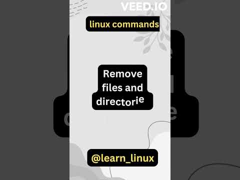 linux rm