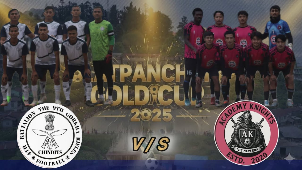 ⚽️LATPANCHAR GOLD CUP 2025🏆AK GANGTOK 🆚 CHINDITS ARMY ⚽️1ST MATCH😎