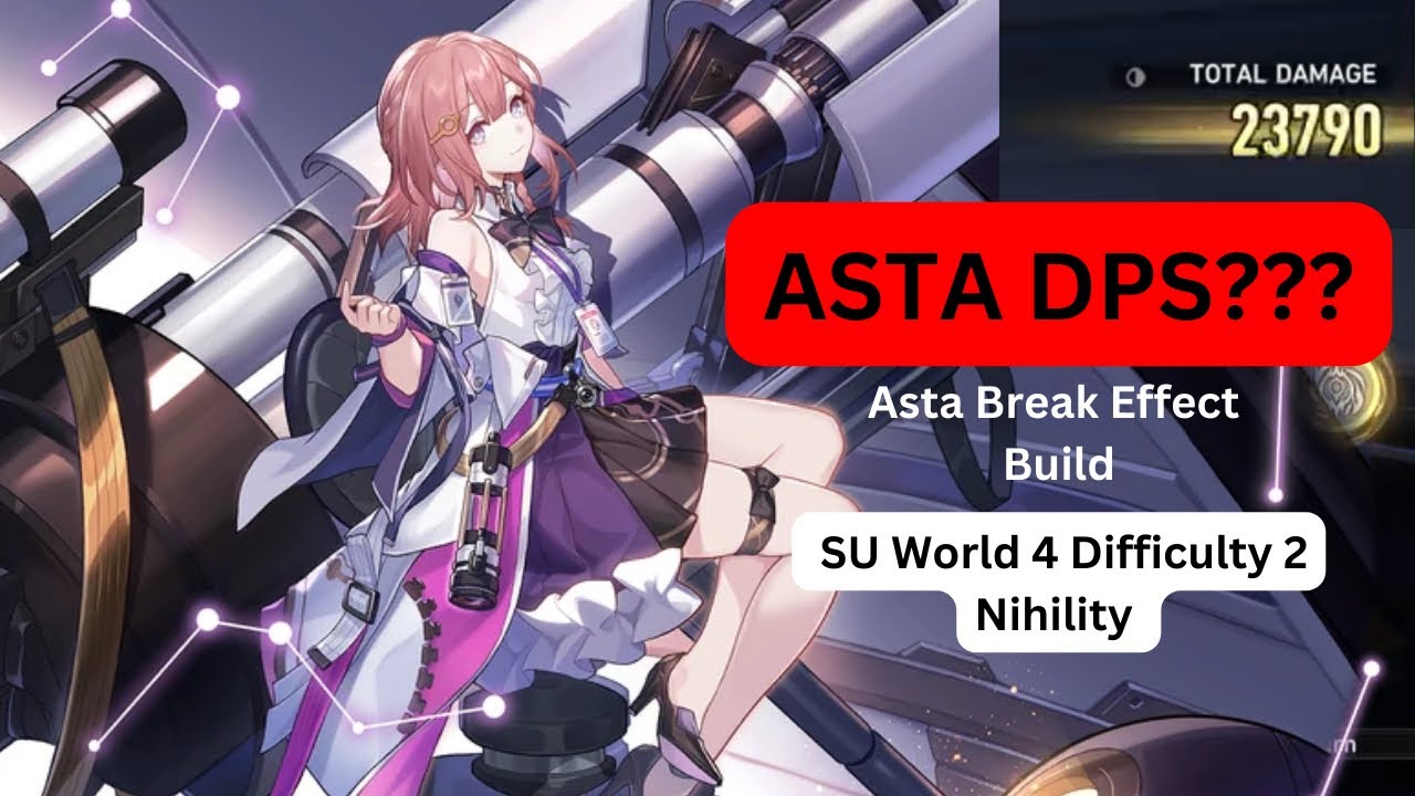 Asta carries my team in SU (Asta Break Effect Build!)