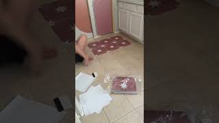 Renter Friendly Bathroom Makeover | Part 1| #homedecor #diy #homerenovation #shorts