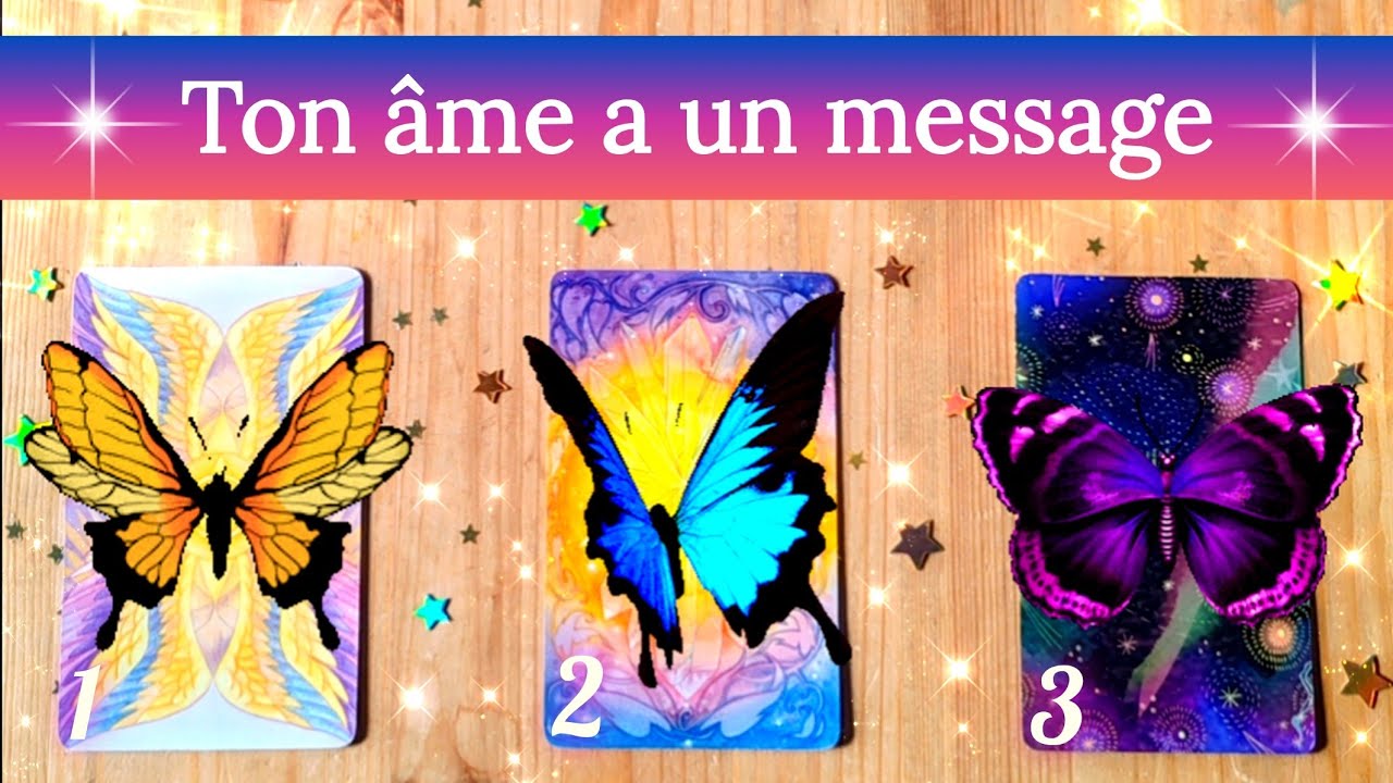 Ton âme tente de communiquer avec toi  ✨  3 choix
