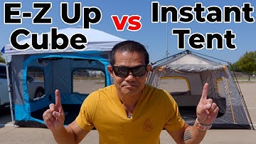 E-Z UP Camping Cube vs Instant Tent Review - Which is Best for You?