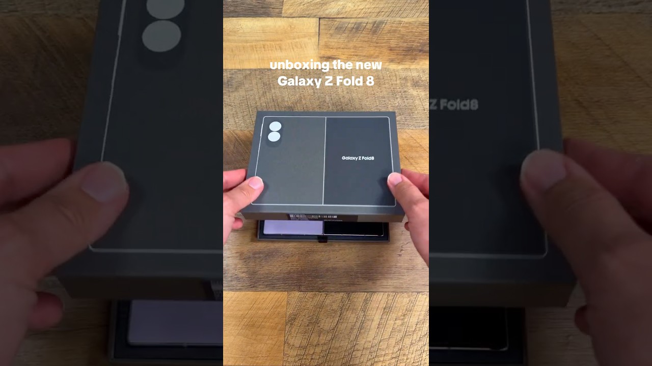 Samsung Galaxy Z Fold 8 Unboxing Lavender (with Carbon Magnet Case