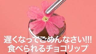 【バレンタイン間に合わなかったけど可愛いから観て…】ぷるぷるリップチョコ