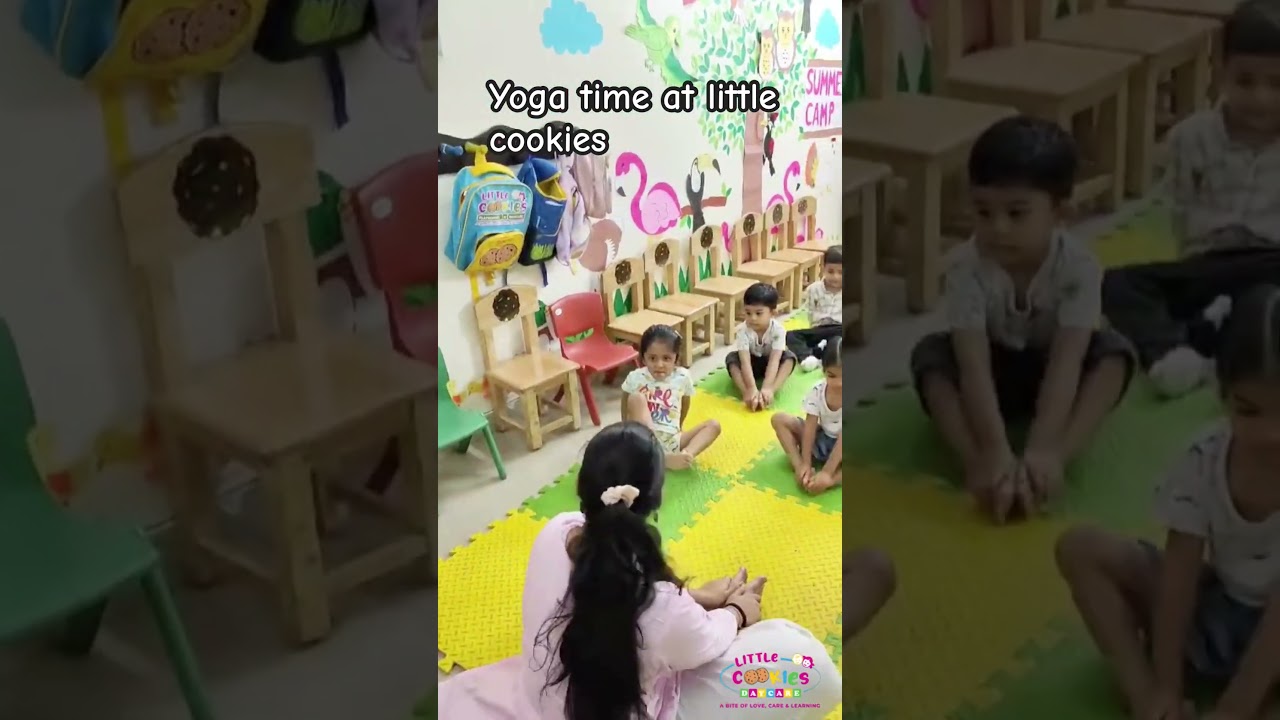 Yoga Time at little cookies | summer camp |  activity 