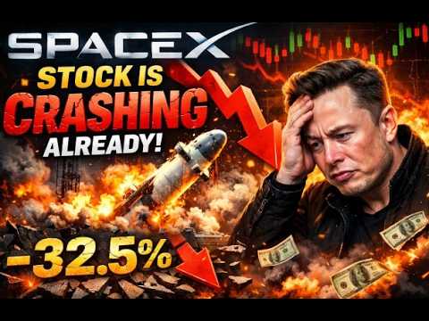 Space X Stock is crashing already - Dr Boyce Watkins