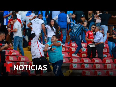Al menos 22 heridos tras una batalla campal en un partido de la Liga Mexicana de Fútbol