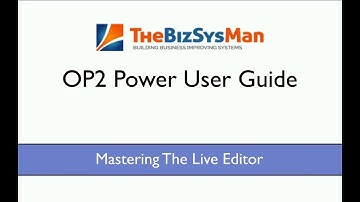 OptimizePress - Mastering the  Live Editor