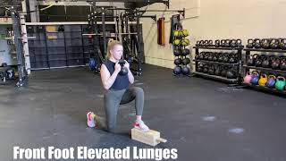 Famous Front Foot Elevated Lunges Profile