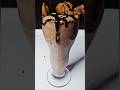 dark fantasy roll milkshake 🍫🧋🧋#recipe #shorts