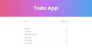 Beautiful Todo App Using Javascript - [ with Source Code ] - Made with HTML, CSS, JS & Bootstrap