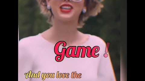 Taylor Swift Blank Space  (short video )