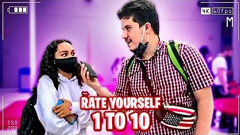 RATE YOURSELF 1-10 (HIGH SCHOOL EDITION📚) PUBLIC INTERVIEW VERY FUNNY🤣😂