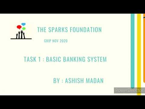 Basic Banking System - Using PHP | Intership Project - The Sparks Foundation.