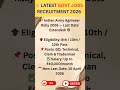 Army Agniveer Rally Recruitment 2026 | Indian Army Agniveer New Vacancy 2026 #army #jobs2026 👮✅ ✅🔥🎉