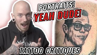 PORTRAIT TATTOOS | Tattoo Critiques | Pony Lawson