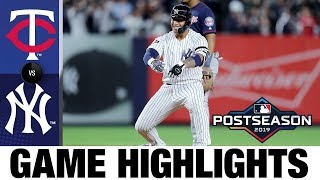 DJ LeMahieu drives in 4 runs as Yankees dominate in 10-4 Game 1 win | Twins-Yankees ALDS Highlights