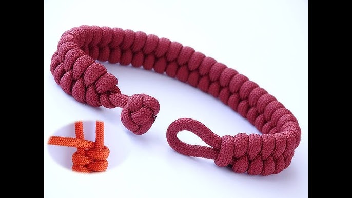 How to Make a Fishtail Knot and Loop Paracord Survival Bracelet Clean Way  