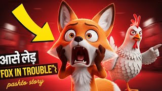 “چالاکه چرګه او لالچي ګیدړ 😂 | Smart Hen vs Hungry Fox | Pashto Cartoon 3D | Funny Moral Story