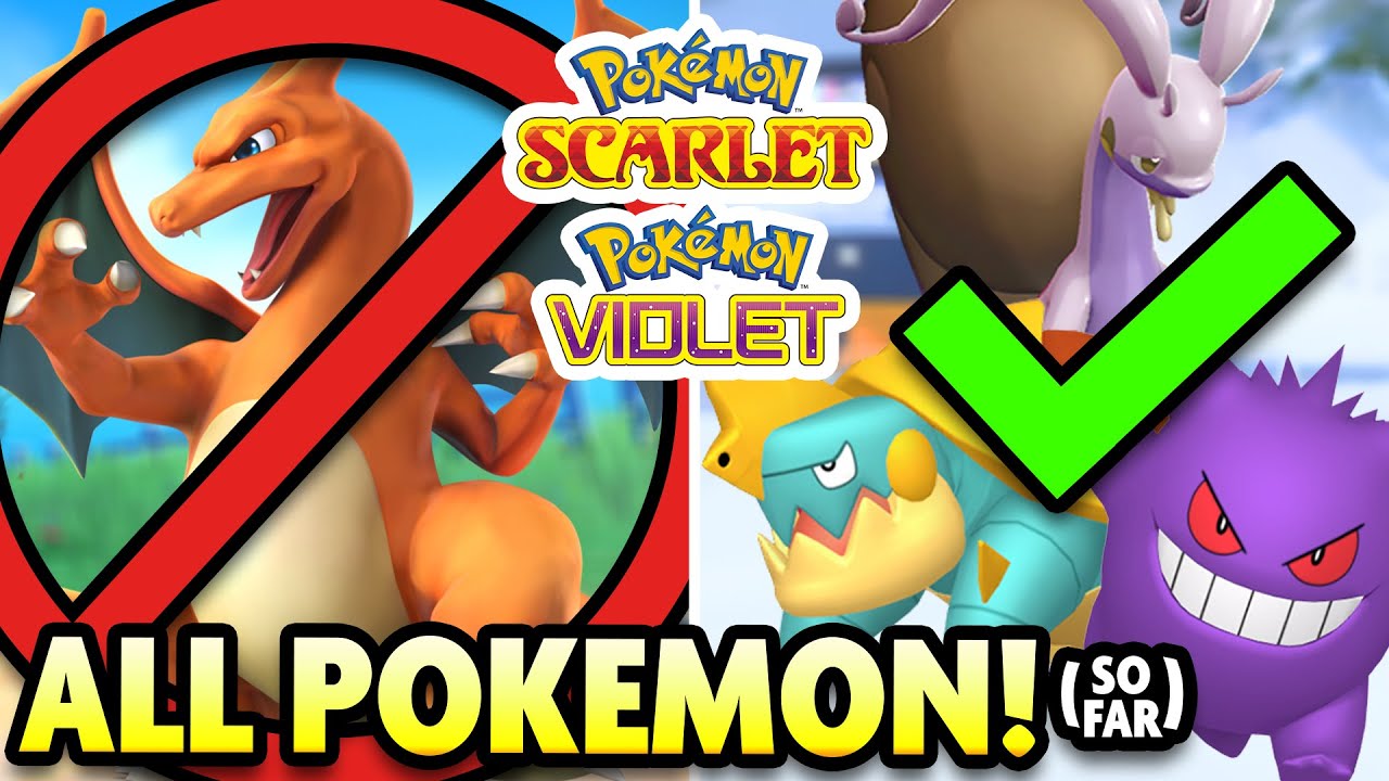 All Pokémon Seen So Far In Scarlet/Violet: 06.01.2022 : r/PokeLeaks