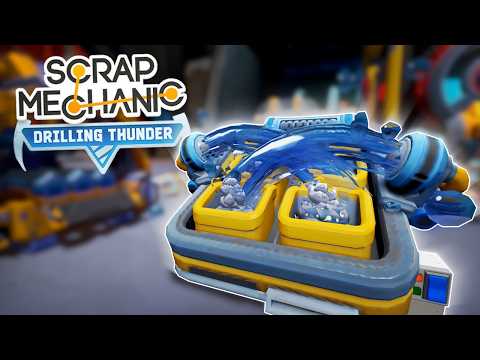 I Used the New Prospector Bot To Find RICHES! (Scrap Mechanic Drilling Thunder #30)
