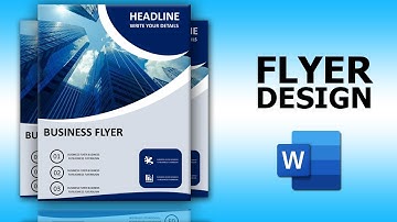 How to make a Flyer design using Microsoft Word