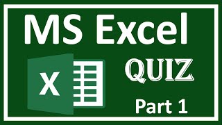 MS Excel Quiz Part 1 | Superb Madhu24
