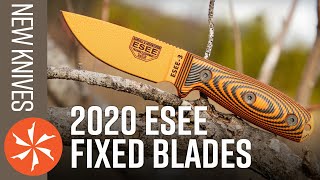 New ESEE Fixed Blades for 2020 with 3D Machined Handles Available at KnifeCenter