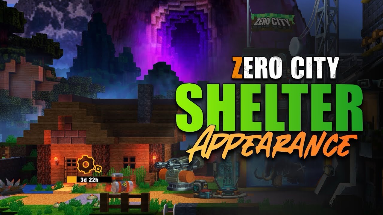 Zero City Game Stash Raid Full Shelter Appearance Showcase YouTube