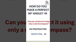 Details How to Construct 90° & 45° Angles Without a Protractor! 📐 News